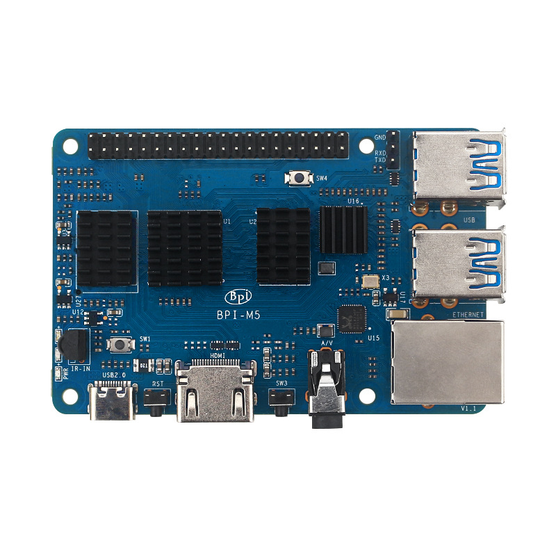 Banana Pi M5 4pcs Heatsink Alu - Banana Pi Bpi-M5 ulasan dan harga