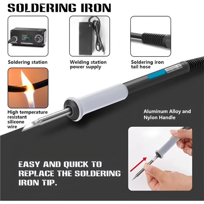 B23B T12 Untuk Perbaikan Rumah - Soldering Station T12 Oled ulasan dan harga